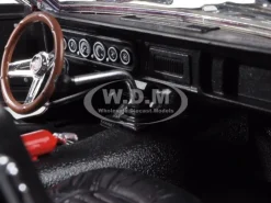 1970 Chevrolet El Camino SS Black 1/25 Diecast Car Model New Ray 71883