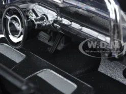 1958 Chevrolet Impala Black 1/24 Diecast Model Car Motormax 73267