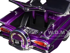 1959 Chevrolet Impala Lowrider Candy Purple with DUB Wire Wheels 