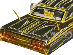 1964 Chevrolet Impala SS Lowrider Gray Metallic with Gold Graphics 