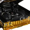 1964 Chevrolet Impala SS Lowrider Black Metallic with Gold Graphics and Gray Interior "Lowriders" "Maisto Design" Series 1/26 Diecast Model Car by Maisto