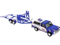 1986 Chevrolet K5 Blazer Blue and White and 1969 Chevrolet Camaro #5 Blue and White