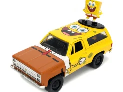 1980 Chevrolet K5 Blazer SpongeBob SquarePants Diecast Figurine Hollywood Rides Series 1/32 Diecast Model Car Jada 31798