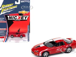 2002 Chevrolet Nickey Camaro ZL1 Bright Rally Red with White Stripes