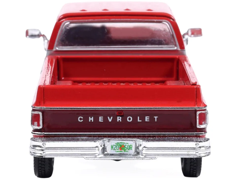 1979 Chevrolet Scottsdale K20 Pickup Truck Carmine Red Two-Tone 1/64 Diecast Model Car by IXO Models