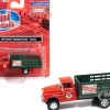 1957 Chevrolet Stakebed Truck Red Texaco Marfak Lubrication 1/87 (HO) Scale Model Car Classic Metal Works 30661