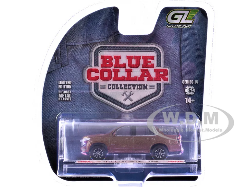 2022 Chevrolet Tahoe Auburn Metallic "Blue Collar Collection" Series 14 1/64 Diecast Model Car by Greenlight