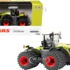 Claas 4500 Xerion Tractor with Dual Wheels Green with Gray Top "Prestige Collection" 1/64 Diecast Model by ERTL TOMY