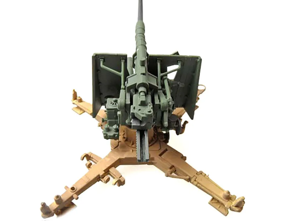 8.8cm Flak36 Gun "FlaRgt., Hermann Goring, Sicily" (1943) German Army 1/72 Diecast Model by Panzerstahl
