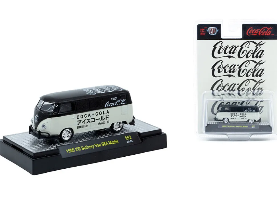 Coca-Cola Set of 3 pieces Release 62 Limited Edition to 8000 pieces Worldwide 1/64 Diecast Model Cars by M2 Machines