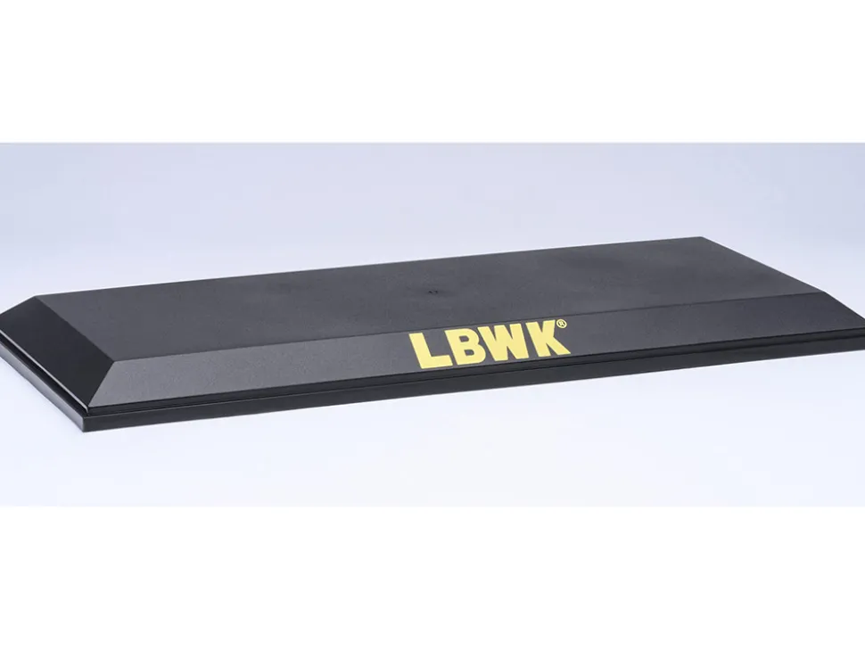 Collectible Display Show Case with Black Plastic Base and Gold "LBWK" Logo for 1/18-1/24 Scale Model Cars by Autoart