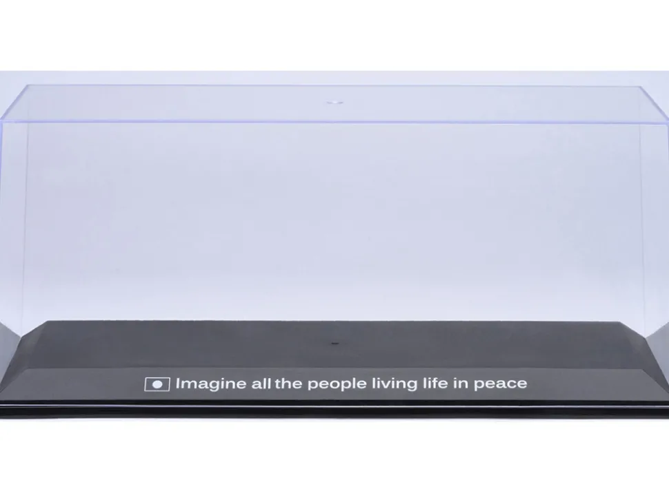 Collectible Display Show Case with Black Plastic Base and Green "LBWK" Logo for 1/18-1/24 Scale Model Cars by Autoart