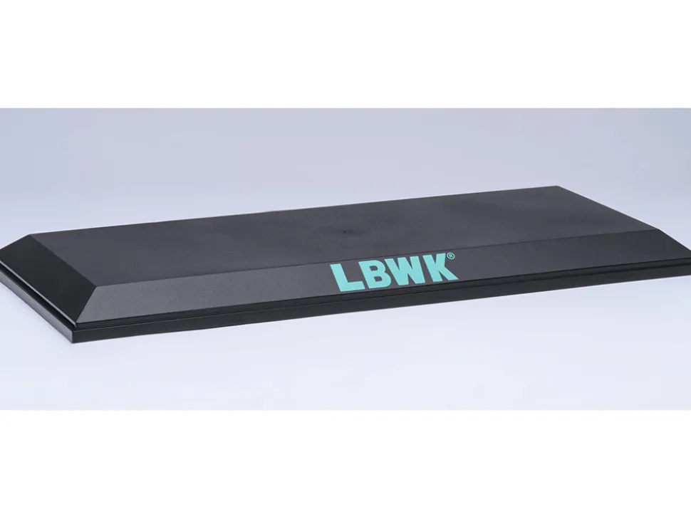 Collectible Display Show Case with Black Plastic Base and Green "LBWK" Logo for 1/18-1/24 Scale Model Cars by Autoart