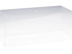 Collectible Display Show Case for 1/18 1/24 Scale Model Cars Black Plastic Base Autoart 90001