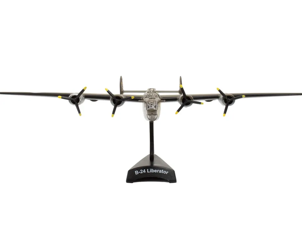 Consolidated B-24 Liberator Bomber Aircraft "Male Call, 707th Bomb Squadron, 446th Bomb Group" United States Army Air Forces 1/163 Diecast Model Airplane by Postage Stamp