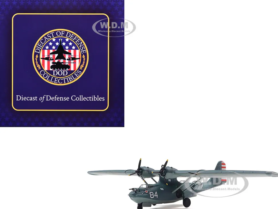 Consolidated PBY-5A Catalina Aircraft "United States Navy" 1/144 Diecast Model by Diecast of Defense
