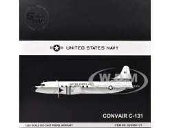 Convair C-131 Samaritan Transport Aircraft "United States Navy - NAS Guantanamo Bay" (141017) White and Gray "Gemini 200" Series 1/200 Diecast Model Airplane by GeminiJets