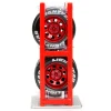 Cruising Lightning McQueen Red Metallic with Extra Wheels Disney & Pixar "Cars" Movie "Hollywood Rides" Series Diecast Model Car by Jada
