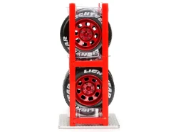 Cruising Lightning McQueen Red Metallic with Extra Wheels Disney & Pixar