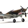 Curtiss P-40B/C Warhawk Fighter Aircraft "White 7, 1st Squadron, Flying Tigers, Chinese Air Force" (1942) 1st American Volunteer Group 1/72 Diecast Model Airplane by Legion