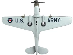 Curtiss P 40 Warhawk Fighter Aircraft #160 Pilot George S Welch United States Army Air Force Attack on Pearl Harbor 1941 1/90 Diecast Model Airplane Postage Stamp PS5354-2