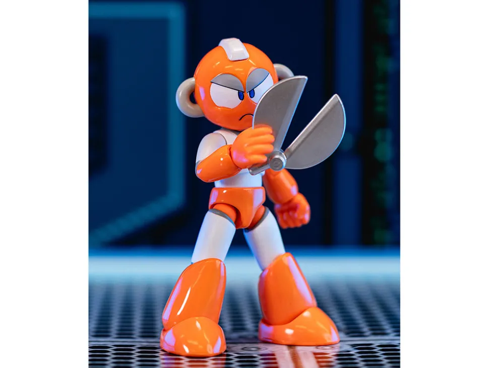 Cut Man 4.5" Moveable Figure with Accessories and Alternate Head and Hands "Mega Man" (1987) Video Game Model by Jada