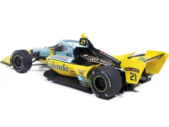 Dallara IndyCar #21 Christian Rasmussen "Splenda" Ed Carpenter Racing (Road Course Configuration) "NTT IndyCar Series" (2026) 1/18 Diecast Model Car by IXO Models