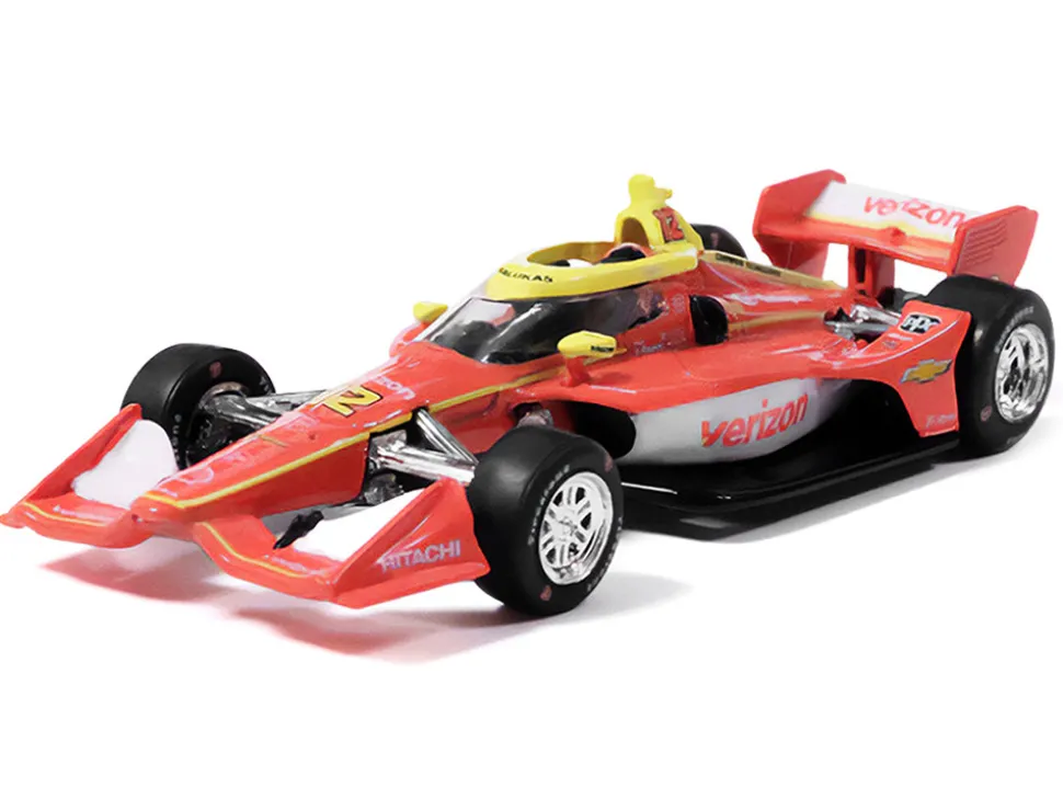 Dallara IndyCar #12 David Malukas "Verizon" Team Penske (Road Course Configuration) "NTT IndyCar Series" (2026) 1/64 Diecast Model Car by IXO Models