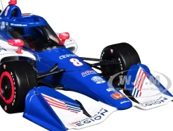Dallara IndyCar #8 Linus Lundqvist "The American Legion" Chip Ganassi Racing (Road Course Configuration) "NTT IndyCar Series" (2024) 1/18 Diecast Model Car by Greenlight