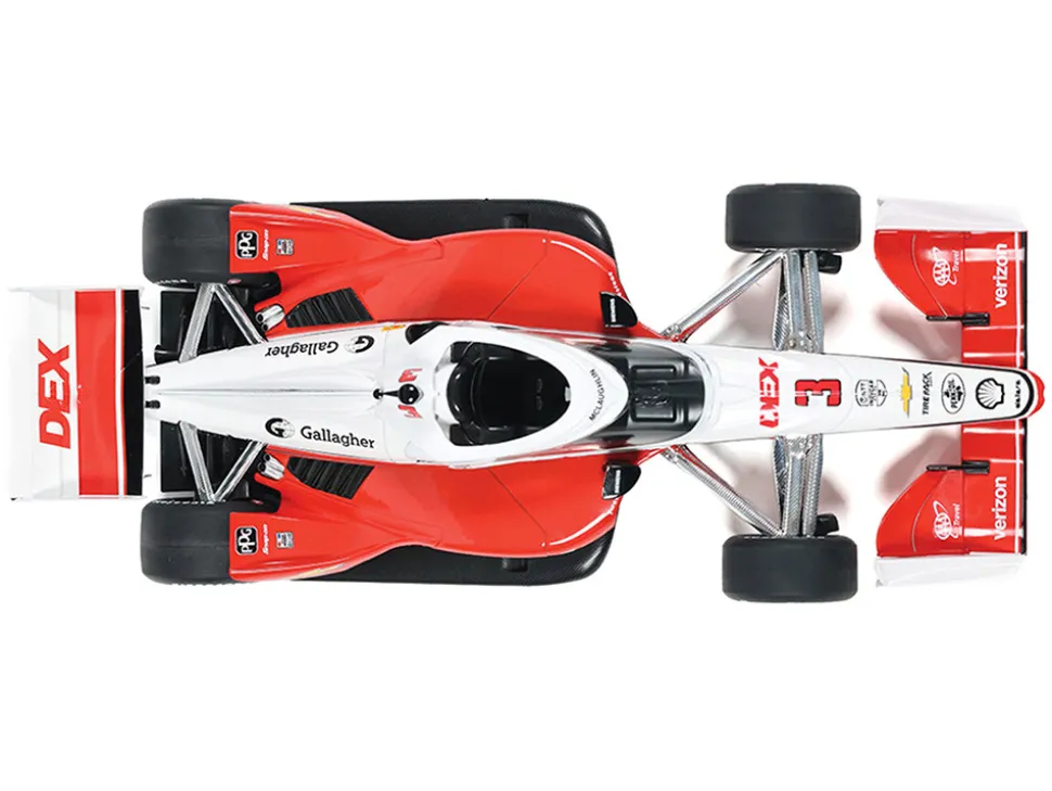 Dallara IndyCar #3 Scott McLaughlin "DEX" Team Penske (Road Course Configuration) "NTT IndyCar Series" (2026) 1/18 Diecast Model Car by IXO Models