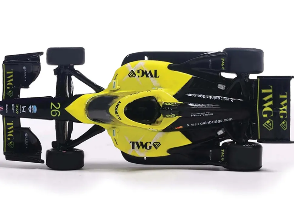 Dallara IndyCar #26 Will Power "TWG" Andretti Global (Road Course Configuration) "NTT IndyCar Series" (2026) 1/64 Diecast Model Car by IXO Models