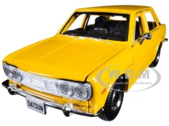 1971 Datsun 510 Yellow Special Edition 1/24 Diecast Model Car Maisto 31518