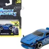 1972 Datsun 240Z Blue Metallic 1/64 Diecast Model Car Muscle Machines 15568BL