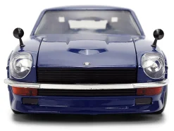 1972 Datsun 240Z Blue with White Stripes 