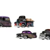 Dead Sleds Double Pack Series 7 Set of 4 Cars Diecast Model Cars by CarTuned