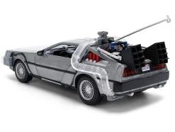 DeLorean Brushed Metal Time Machine with Lights