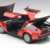 Delorean DMC 12 Metallic Red 1/18 Model Car Autoart 79918