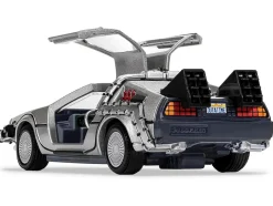 DMC DeLorean Time Machine with Doc Brown Figure Back to the Future 1985 Movie Diecast Model Car Corgi CC05503