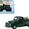 1948 Dodge B 1B Pickup Truck Dark Green 1/87 HO Scale Diecast Model Car Oxford Diecast 87DP48002