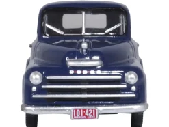1948 Dodge B-1B Pickup Truck Waterway Blue 1/87 (HO) Scale Diecast Model Car by Oxford Diecast