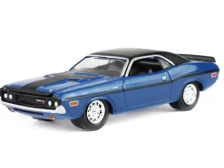 1970 Dodge Challenger Blue with Black Top