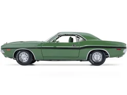 1970 Dodge Challenger R/T Hemi F8 Green with Black Stripes and Green Interior "Mr. Norm's Challenger" 1/18 Diecast Model Car by Greenlight