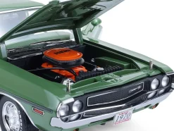 1970 Dodge Challenger R/T Hemi F8 Green with Black Stripes and Green Interior 