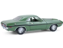 1970 Dodge Challenger R/T Hemi F8 Green with Black Stripes and Green Interior 