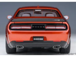 2022 Dodge Challenger R T Scat Pack Widebody Sinamon Stick Orange 1/18 Model Car Autoart 71773