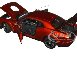 2022 Dodge Challenger R T Scat Pack Widebody Sinamon Stick Orange 1/18 Model Car Autoart 71773