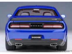 2022 Dodge Challenger R T Scat Pack Widebody Indigo Blue 1/18 Model Car Autoart 71772