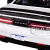 2018 Dodge Challenger SRT Hellcat Widebody White Black Hood 1/24 Diecast Model Car Motormax 79350