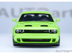2023 Dodge Challenger SRT Super Stock Sublime Green 1/18 Model Car by Autoart