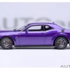 2023 Dodge Challenger SRT Super Stock Plum Crazy Purple 1/18 Model Car by Autoart